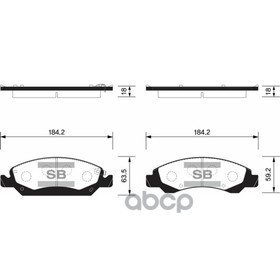 Колодки передние SANGSIN BRAKE SP1561